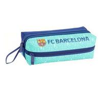 Shein - F.C.BARCELONA Portatodo con 3 Cremalleras - Estuche Diseño único con Licencia Oficial - Cartera porta objetos máxima Comodidad - Estuche durabilidad