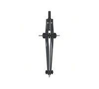 Shein Faber-Castell 174530 - Compás Stream 2019, piedra negra. Para circunferencias de hasta 340 mm de Ø. Incluye piezas y minas de recambio.