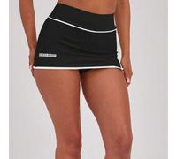 Shein Falda pantalón deportiva con detalle de ribete de contraste, solo para pádel, tenis, racquetball, pickleball, gimnasio y fitness en otoño e invierno