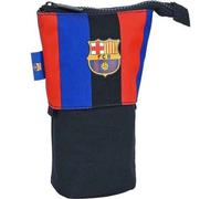 Shein - FC.BARCELONA Portatodo Cubilete con Bolsillo y Cremalleras - Estuche Diseño único con Licencia Oficial - Cartera porta objetos Panel plegable conver