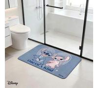 Shein Felpudo con diseño de Stitch y Angel de Disney "Único en su tipo" | Ideal para baño, sala de estar, dormitorio, comedor, estudio, cocina y uso en exte