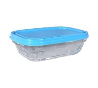 Shein Fiambrera Rectangular 0.4L Tapa Azul Freshbox Hermética y Segura | Fiambrera Rectangular 0.4L Tapa Azul Freshbox Diseño Práctico, Ligera, Fácil de Tra