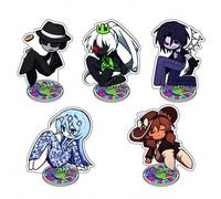 Shein Figura acrílica de sobremesa de 10CM del personaje 1337 Forsaken del juego popular, un regalo para fans del gaming que incluye a Noob/Shedletsky/John