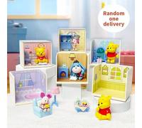 Shein Figura ciega de la serie "Momentos en el hogar" de Disney Winnie the Pooh, de material ligero, con representación de detalles del hogar, selección ale