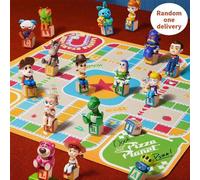 Shein Figura coleccionable de la edición conmemorativa del 30 aniversario de Toy Story de Disney Pixar, con diseño de ajedrez volador retro. Caja ciega, sol