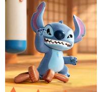 Shein Figura coleccionable del Súper Destructor Stitch | Figura de aleación de zinc enchapada con píxeles de 8 bits, decoración de escritorio unisex, sumini