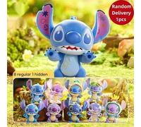 Shein Figura coleccionable posable de la serie de transformación de Stitch, caja ciega. Juguete decorativo de escritorio multifuncional y lindo, regalo (ent