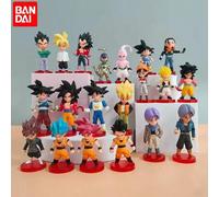 Shein Figura de acción de Goku Super Saiyan, juguete de anime DBZ Mini Majin Buu Broli Vegeta Manga, modelo de figura PVC - Regalos perfectos para Halloween