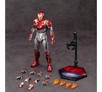 Shein Figura de acción de Marvel Iron Man - Edición Spider-Man: Homecoming con núcleo de energía brillante, accesorios de pose dinámica (manos intercambiabl
