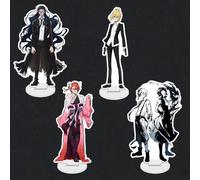 Shein Figura de acrílico de pie de los personajes de Anime BUNGOU STRAY DOGS (Doppo, Kenji, Osamu, Atsushi, Akiko, Ranpo) - Adorno decorativo de figuras de