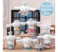 Shein Figura de anime Kawaii Sanrio Cooking House Series en caja ciega - Figura decorativa de escritorio, muñeco de ornamento de Cinnamoroll (entrega aleato
