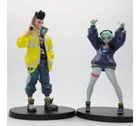 Shein Figura de David & Rebecca de Cyberpunk Edgerunners, Mercancía de Anime, Modelo de PVC Ornamento de Escritorio Coleccionable, Decoración de Salpicadero