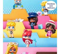 Shein Figura de la serie Barbie Pink Power en caja ciega, con múltiples estilos de carrera y accesorios exquisitos de material PVC con detalles ricos, ideal