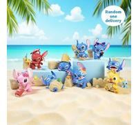 Shein Figura de la serie Disney Stitch "Where Is The Little Gold" en caja ciega. Restaura la ternura y vivacidad de Stitch, mostrando varias poses interesan