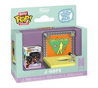 Shein Figura de vinilo mini Funko Bitty Pop Stages BTS J-Hope Edición Dynamite con escenario de exhibición, coleccionable y regalo decorativo