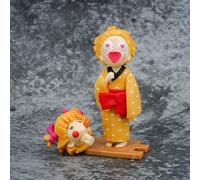 Shein Figura de Zenitsu Agatsuma del Distrito del Entretenimiento | Estatua coleccionable de Kimetsu No Yaiba | Regalo para fans del anime y decoración del