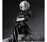 Shein Figura decorativa de NieR: Automata YoRHa No.2 Type A (A2) de 13-15cm, decoración de escritorio/oficina (sin caja)