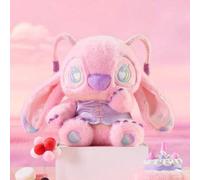 Shein Figura decorativa del ángel Stitch de la serie Disney, sentado con un diseño de estilo chino soñador (Fragancia dulce) - Mezcla de diseño tradicional