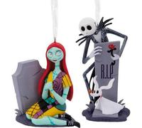 Shein Figura Navideña Hallmark Better Together Pesadilla Antes De Navidad Jack Y Sally Entrega 24/48 Horas - Envío Desde España