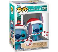 Shein Figura Pop Disney Stitch With Candy Cane - Figura Pop Edición Limitada Coleccionista - Disney Stitch With Candy Cane - Figura Pop Diseño Detallado Y R