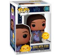 Shein FIGURA POP DISNEY WISH ASHA WITH STAR - Funko Pop Coleccionable de Edición Limitada - Funko Pop Diseño Detallado y Realista - Funko Pop Ideal para Reg
