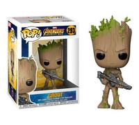 Shein FIGURA POP MARVEL AVENGERS INFINITY WAR TEEN GROOT WITH GUN - Funko Pop Coleccionable de Edición Limitada - Funko Pop Diseño detallado y Realista - Fu