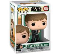 Shein FIGURA POP STAR WARS EL LIBRO DE BOBA FETT 2 LUKE SKYWALKER & GROGU - Funko Pop Coleccionable de Edición Limitada - Funko Pop Diseño Detallado y Reali