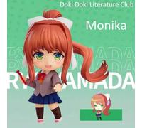 Shein Figuras articuladas de los personajes de Doki Doki Literature Club!, de aproximadamente 10CM de altura, Monika, Sayori, Natsuki, Yuri, figuras decorat