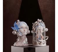 Shein Figuras de caja ciega Labubu POP MART SKULLPANDA Paradox Door Series, 12 regulares + 1 secreta, diseños oscuros y adorables con marco mecánico, elemen