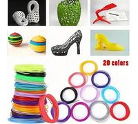 Shein Filamento PLA 10 piezas/20 piezas, relleno aleatorio de colores para bolígrafo 3D de 1.75 mm - de alta calidad, compatible con la mayoría de bolígrafo