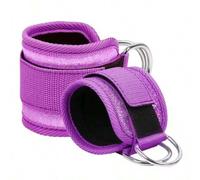 Shein Fitness fluorescence Sports Straps Adjustable D-Ring Support Cuffs Ankle Pulley With Buckle Guard Leg Strength Safety Abductors