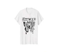 Shein Fleetwood Mac Shirt, Music Graphic Tee, Rock Band Shirt, Retro Music Tee, Rock Music Lover Shirt, Vintage Band Shirts Casual Comfort Cotton Fabric Fit