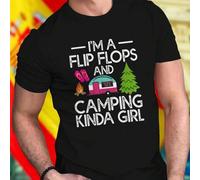 Shein Flip Flop Camper Camiseta Hombre Verano Algodón Casual Cómoda Estilo Exclusivo Ropa Moderna Oferta Especial Para Viaje Camping Fashion Rebajas