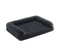 Shein FluffyHug Cama para Perros, XL Sofá para Perros Medianos y Grandes, Cama para Mascotas de Espuma con Funda Lavable Extraíble, 106 x 80 x 23 cm, Gris O