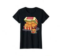 Shein "Food - Pun Cat T - Shirt: Featuring Kittens as 'Kitten Nuggets' in a Fast - Food Box and a Saucy Side Cat"