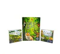 Shein Forest Shuffle - Juego de mesa en inglés - Serie de tableros de ajedrez - Juego de fiesta para 2-5 jugadores con 2 extensiones, perfecto para fiestas