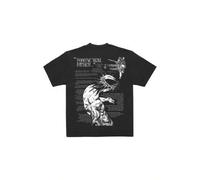 Shein "Forgive Them, Father" Graphic T-Shirt Unisex Casual Crewneck Religious Artwork Steel Ball Run - JoJo Manga - Inspired Jesus Spiritual Statement Pullo