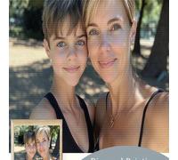 Shein Foto real personalizada, kit de manualidades de pintura de diamantes DIY, obra de arte de mosaico de baldosas cuadradas de perforación completa 5D, de