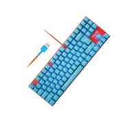 Shein FR-TEC PC Dragon Ball Super Keyboard GOKU teclado USB QWERTY Azul, Naranja