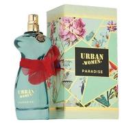 Shein Fragrance World Urban Women Paradise Edp 90 ML Perfume para Mujer con Diseño Floral y Caja Exclusiva