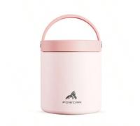 Shein Frasco aislado al vacío de acero inoxidable de 25 onzas, apto para comida caliente y fría, termo de sopa de boca ancha a prueba de fugas, mantiene la