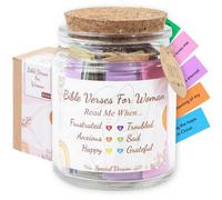 Shein Frasco con versículos bíblicos sobre sentimientos, léeme cuando lo necesites - Frasco con versículos bíblicos para emociones y sentimientos, tarjetas