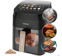 Shein Freidora de Aire sin Aceite Cecotec AirFryer Cecofry&Grill Smokin' 4500, 4,5L, Plancha Grill Doble Resistencia, Ahumador Integrado,1900W, Temperatura