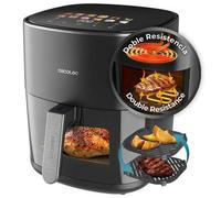 Shein Freidora de aire sin aceite Cecotec Cecofry&Grill Duoheat 6500, 6.5 Litros Capacidad, Doble Resistencia, Plancha, Grill, Air Fryer, 2200W, Dietética y