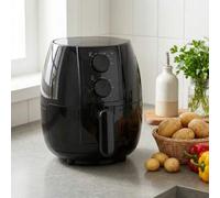 Shein Freidora de Aire Sin Aceite Freidora Sin Grasa Cocina de Baja Grasa Horno de Convección de Aire Caliente 2.5L 1000W Temporizador Mínimo Apagado Automá