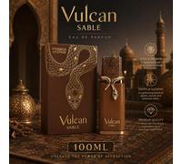 Shein French Avenue Vulcan Sable Eau De Parfum 100ML Para Hombres Perfume Árabe de Lujo Amaderado y Especiado de Larga Duración
