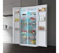 Shein Frigorífico Americano 2 Puertas Bolero CoolMarket SBS 430 White E: 430L, Multi Airflow y Total No Frost, Conservación Óptima con Compresor Inverter Pl