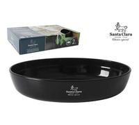 Shein Fuente Para Horno Oval Borosilicato 2L Diseño Elegante y Sofisticado | Fuente De Tamaño Perfecto para Compartir y Fácil de Limpiar, Ideal Para Ocasion