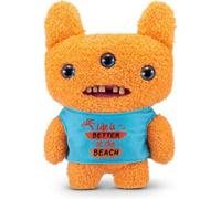 Shein Fuggler Monstruo feo y gracioso genuino de la serie Vacay Vibes, juguete de peluche de 9 pulgadas con dientes simulados, monstruo feo y lindo, muñeco