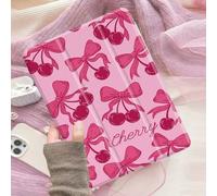 Shein Funda básica con estampado de cereza, compatible con iPad 10.2 pulgadas (2021/2020, 9.ª/8.ª generación), compatible con Samsung Galaxy Tab A8 10.5 pul